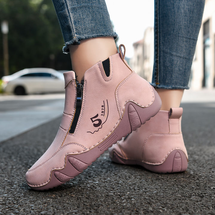 New%20Spring%20Women%20Ankle%20Boots%20Outdoor%20Casual%20Walking%20Boots%20Fashion%20Comfortable%20Women's%20Shoes%20High%20Top%20Autumn%20Women's%20Sneakers%20-%20Image%203