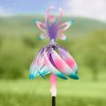 2025 Magical Kinetic Metal Windmill Spinner Unique Fairy-Ballerina Wind-Spinner Handcrafted Metal Garden Art Angel Ornament. 