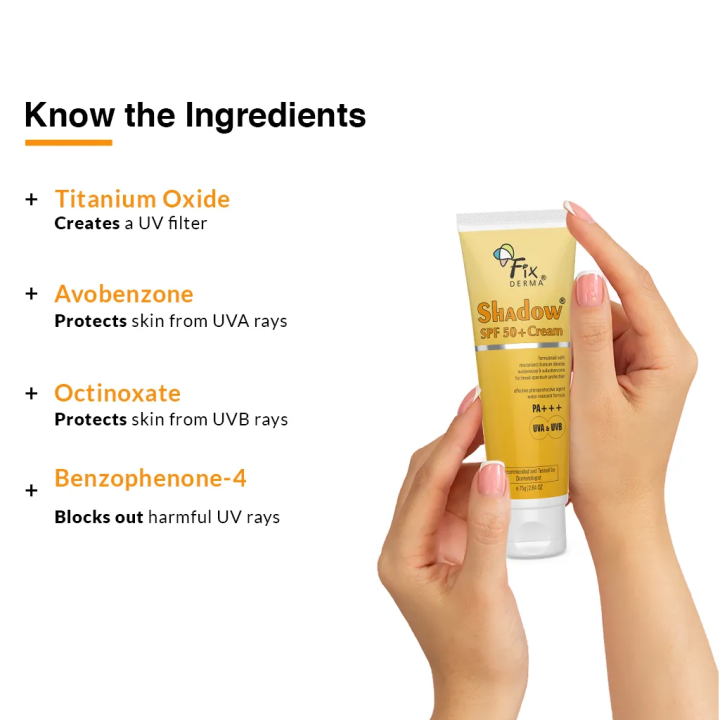 Fix%20Derma%20Shadow%20Sunscreen%20For%20Dry%20Skin%20SPF%2050+%20Cream%2075%20gm%20-%20Image%205