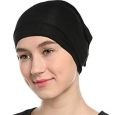 (3pcs) Cotton Hijab Inner Cap Muslim Accessories  -Black. 