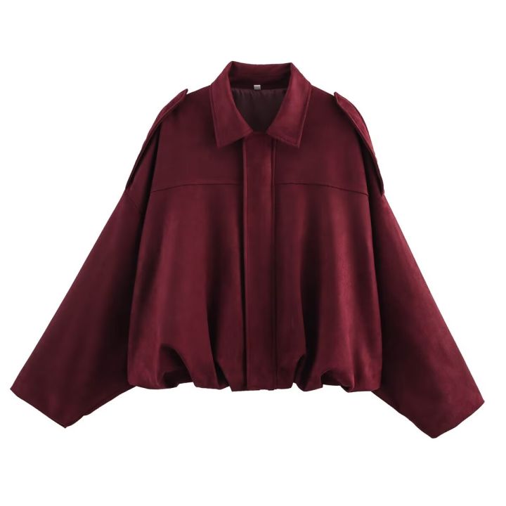 TFMLN%20Women%20Suede%20Bomber%20Jacket%20Spring%20New%20Fashion%20Long%20Sleeve%20Zipper%20Oversize%20Solid%20Bomber%20Coat%20Chic%20Lady%202025%20Streetwear%20-%20Image%207