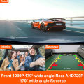 Universal 10.26" Car Intelligent 4K 360° Rotatio Car DVR Dash Cam Wireless CarPlay & Android Auto Bluetooth WIFI Rear Reversing.