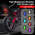 Universal LED Motorcycle Warning Lights 7 Colors Mini USB Drone Strobe Light Bike Aircraft Night Flashing Turn Signal Indicator. 