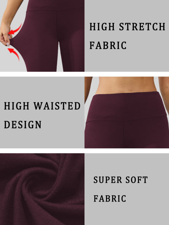 High%20Waisted%20Comfort%20Leggings%20-%20Women's%20Super%20Soft%20Tummy%20Control%20Fit%20for%20Yoga%20Running%20Workout%20and%20Daily%20Life%20-%20Image%204