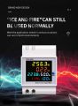 TOMZN Multi-Function Digital Meter Din rail AC monitor 6IN1 Resetable meter Colour Display 220V, 380V 100A Voltage Current Power Factor, Active KWH Meter , Energy Meter  Frequency meter ,Volt 
meter , Ampere meter. 