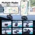 Car Mobile Phone Stand Strong Magnetic Car Holder 720° Foldable Round Bracket Support for Universal Phones Mount Holders.