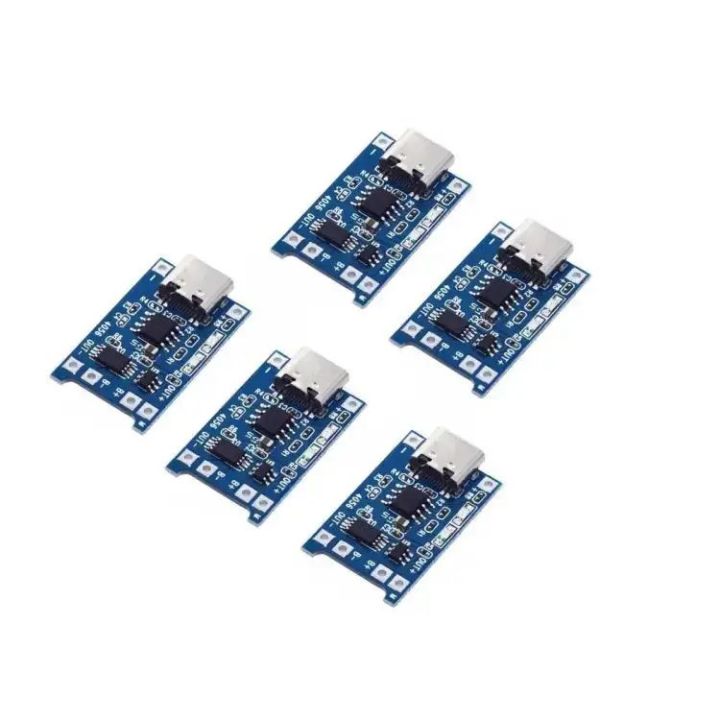 5 x Type C TP4056 TP-4056 TP 4056 5V 1A Micro USB With Current Protection Charger Circuit Module Li-Ion Lithium Lipo 18650 AA AA Battery Charging Circuit Board Adapters