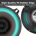 1pc 4/5/6.5-inch Universal Coaxial Car Speakers, High-Fidelity Car Audio System, Full-Range Subwoofer Enhances In-Car Sound..