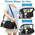 Baby Stroller Manager With Non-slip Strap And Insulated Cup Holder, Mobile Phone Baby Stroller Bag, Suitable For Uppababy,. 