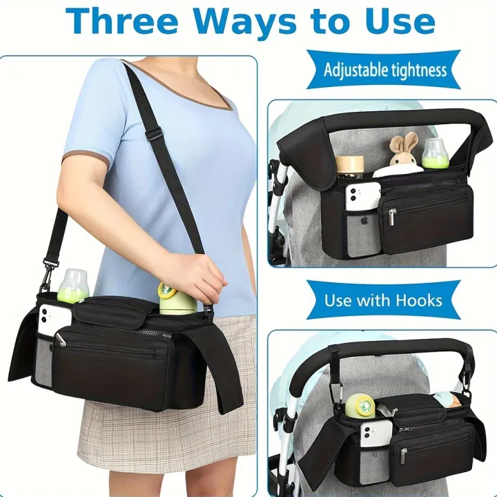 Baby%20Stroller%20Manager%20With%20Non-slip%20Strap%20And%20Insulated%20Cup%20Holder,%20Mobile%20Phone%20Baby%20Stroller%20Bag,%20Suitable%20For%20Uppababy,%20-%20Image%202