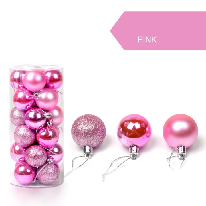 24pcs%203cm%20Glitter%20Christmas%20Ball%20Ornament%20Hanging%20Bauble%20Ball%20Gold%20Pink%20Champagne%20Christmas%20Tree%20Decorations%20New%20Year%20%20-%20Image%206