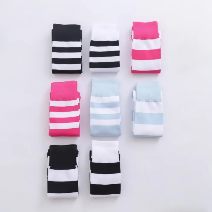 1/2%20Pairs%20Women%20Over%20The%20Knee%20Socks%20Cotton%20Thigh%20High%20Socks%20Black%20White%20Blue%20Colorful%20Striped%20Pattern%20Fashion%20Casual%20Daily%20Wear%20-%20Image%206