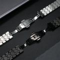 No Gaps Band For Samsung Galaxy 8 40/44mm 8 Classic Luxury Stianless Steel Link Bracelet For GALAXY Ultra 7 47mm Quick Fit Strap. 