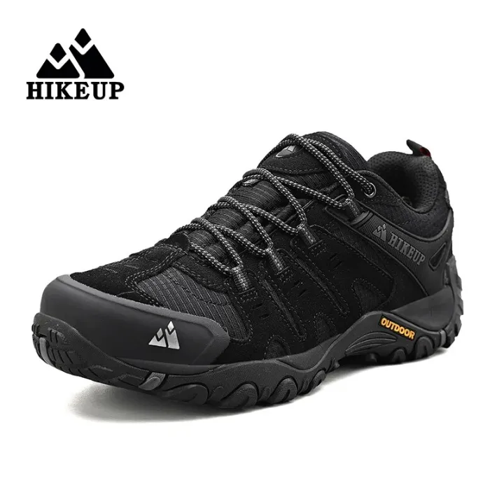 HIKEUP%20Men's%20Hiking%20Shoes%20Suede%20Leather%20Outdoor%20Shoes%20Wear-resistant%20Men%20Trekking%20Walking%20Hunting%20Tactical%20Sneakers%20-%20Image%202