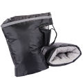 Motorcycle Handlebar Gloves with Reflective Strip Windproof Thermal Handle Bar Cover for ATV/Snowmobile/Scooter. 