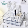 Fudonar transparent flat desk drawer stackable skin storage desk stationery. 