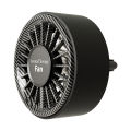 SEAMETAL Car USB Fan Air Vent Ambient Light Cooling Fan Air Freshener Free-Rotation Stable Clip Silent Fan 3-Speed Adjustable. 