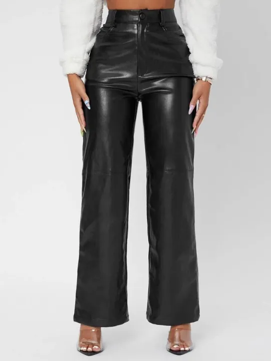 Straight%20Cut%20Leather%20Pant%20For%20Ladies%20By%20Kabs%20Kouture%20-%20Image%203