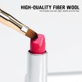 Retractable Lipstick Brushes Double Headed Professional Lip Gloss Brush Applicator with Protect Cap Women and Girls Makeup Tool.