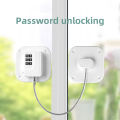 1 Piece Child Protection Locks Baby Cabinet Door Locks Refrigerator Locks High-Rise Anti-Falling Building Safety Code Lock. 