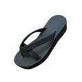 Black rubber wedge heels for ladies new arrival best shoe designs trending fashions 4cm height heel by ruky choiceit shoes. 