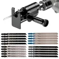 Portable Reciprocating Saw Adapter Electric Drill Modified Electric JigSaw Curve Saw Power Tool for Wood PVC Steel Pipe Cutting. 