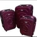 3 pcs 4 wheel luggage suitcase without trolly 20 24 28 inches. 