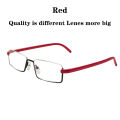 May Flower Metal Anti-Blue Light Reading Glasses Men Half Frame Prescription Eyeglasses Male TR90 Eyewear With Case óculos +1.75. 