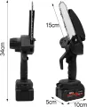 Mini Chainsaw Cordless 6-Inch Portable Electric Handheld Chainsaw with Security Lock,Battery Powered6000mah Rechargeable Super Saws for Wood Cutting Tree Trimming DIY Projects Gardening Camping. 