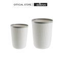 DKW HH-203 + 205 set of woven round trash can (2/2 pack size) (2 colors) beautiful durable trash can. 