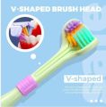 Grip shape Bristles toothbrush 3 side toothbrush non-slip china. 