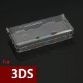 Protective Case for 3DS 3DSLL NEW 3DS Clear Acrylic Box Shockproof Shell Game Console Full Coverage Housing for  New 3DS. 