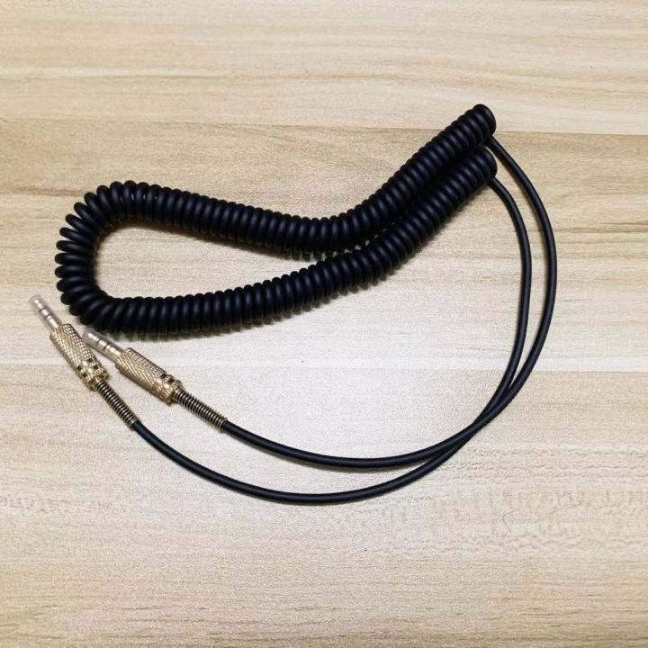 Universal%203.5mm%20Replacement%20Audio%20AUX%20Cable%20Coiled%20Cord%20for%20Marshall%20stockwell%20Woburn%20Kilburn%20II%20MS2%20Speaker%20Male%20to%20male%20Jack%20-%20Image%204