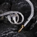 NICEHCK IcyMoon HiFi In-ear Earphone IEM Cable OCC+Silver Plated OFC 2Pin/QDC for Nova WAN ER Gate Zero EDX ZSN Conch Vivace ZVX.