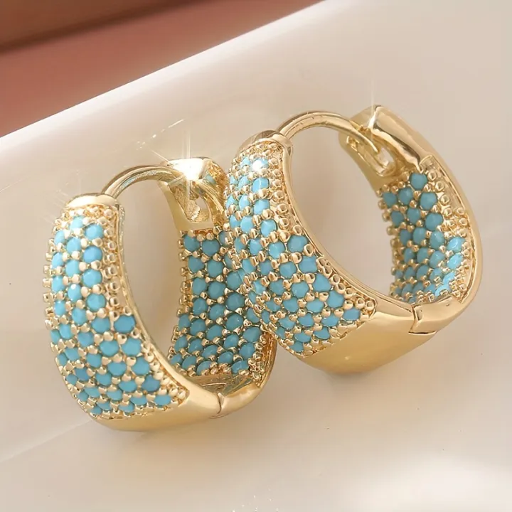 A%20Pair%20of%20Fashionable%20Inlaid%20Green%20Color%20Stone%20Earrings,%20Women's%20Bohemian%20Style%20Retro%20Trendy%20Accessory%20%20-%20Image%206