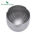 Boundless Voyage Titanium Tea Strainer Infusers Tea Ball with Extended Chain & Hook for Loose Tea, Herbs Ti/3207A. 