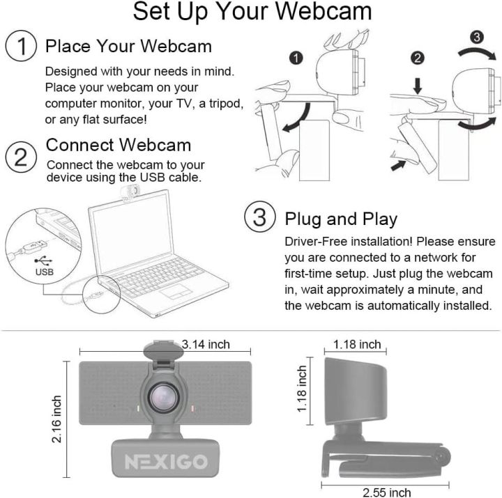NexiGo%20N60%201080P%20Webcam%20with%20Microphone,%20Adjustable%20FOV,%20Zoom,%20Software%20Control%20&%20Privacy%20Cover,%20USB%20HD%20Computer%20Web%20Camera,%20Plug%20and%20Play,%20for%20Zoom/Skype/Teams,%20Conferencing%20and%20Video%20Calling%20-%20Image%206