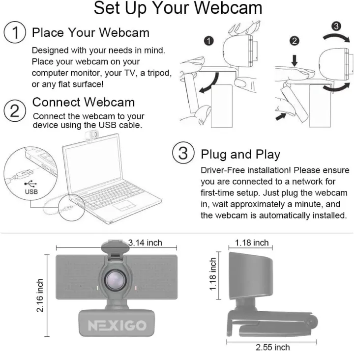 NexiGo%20N60%201080P%20Webcam%20with%20Microphone,%20Adjustable%20FOV,%20Zoom,%20Software%20Control%20&%20Privacy%20Cover,%20USB%20HD%20Computer%20Web%20Camera,%20Plug%20and%20Play,%20for%20Zoom/Skype/Teams,%20Conferencing%20and%20Video%20Calling%20-%20Image%206