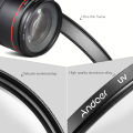 Andoer 67mm Lens Filter Kit Tool UV+CPL+FLD+ND(ND2 ND4 ND8) with Carry Pouch / Lens Cap / Lens Cap Holder / Tulip &  Lens. 