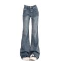 Ladies Jeans Flare Trousers Leisure Slimming Vintage Inspired Autumn High Waist Bell Women's pants Flared jeans jeans y2k.