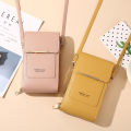 Large image: durable PU leather long wallet shoulder bag crossbody bag scratch-resistant -- 6084. 