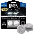 KontrolFreek FPS Freek Galaxy White for Playstation 4 PS4 and Playstation 5 PS5 Performance Thumbsticks 1 High-Rise, 1 Mid-Rise. 