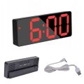 Gaosiio DS-3806M LED Digital Wall Clock with Large Display. 