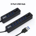 USB 2.0 Multi Ports High Speed 3 6 Port Hub USB Splitter Multiple Extender TF SD Card Reader Adapter Expander for Laptop PC. 