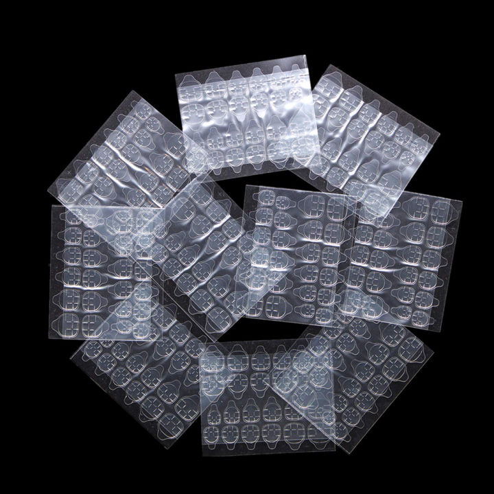 Double Side Nail Glue Sticker Adhesive Tabs for Fake Nails Supre Sticky Waterproof Breathable Nail Jelly Glue