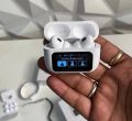 A9 pro Touch Screen ANC Wireless airpod pro Headset TWS Noise Cancelling Earbud Bluetooth Headphone airpods with touchscreen display  Wireless Headset TWS Earbud Volume Control airpods pro gadget mobile accessories new upgrade earbuds. 