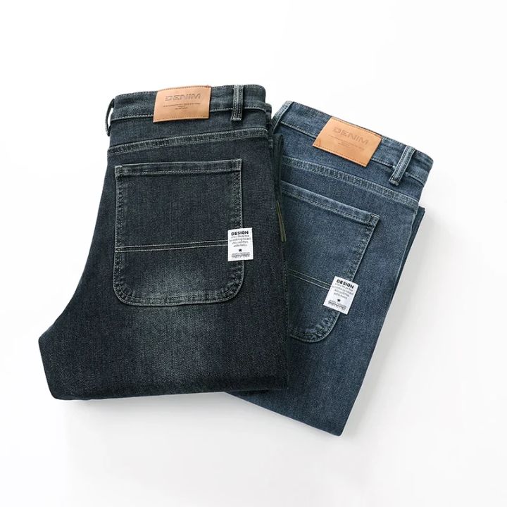 KUBRO%202025%20New%20Autumn%20and%20Winter%20Men's%20Jeans%20Loose%20Comfortable%20Straight%20Business%20Casual%20Versatile%20Wide-leg%20Business%20Trousers%20-%20Image%206