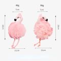 Flamingo Bath Sponges Animal Kids Loofah Bath Pouf Mesh Animal Toy Bath Sponge Colorful Body Scrubber Balls Shower Mesh for Kids. 