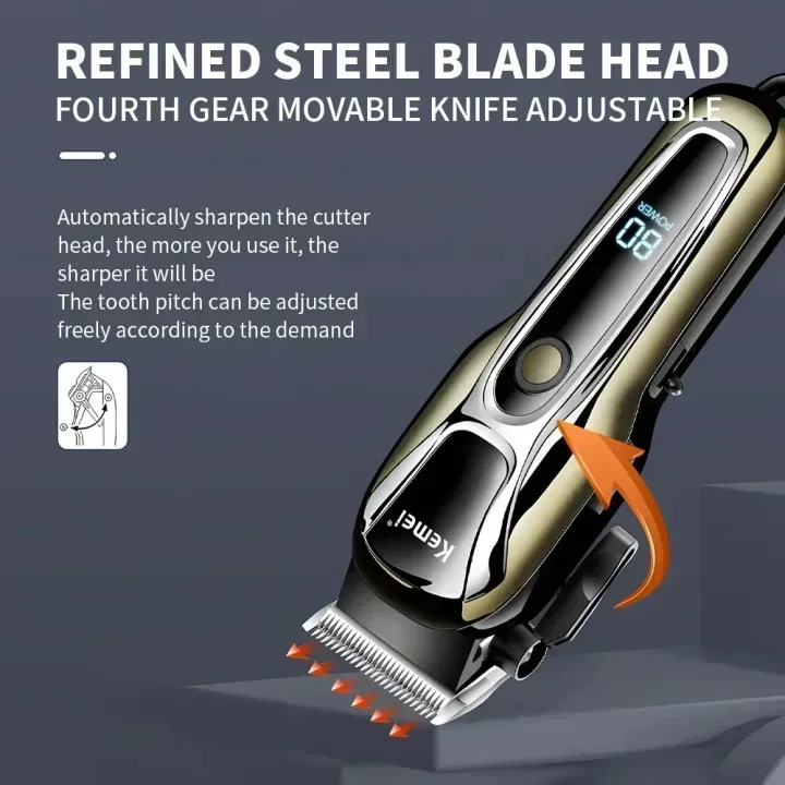 Kemei%20Men%20Hair%20Clipper%20KM-PG1990A%20USB%20Rechargeable%20Electric%20Professional%20Cordless%20Hair%20Trimmer%20Men's%20Hair%20Cutting%20Machine%20Shaver%20-%20Image%203