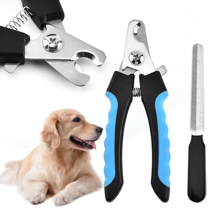 Professional Pet Nail Clippers Dog Cat Stainless Steel Two color Labor-Saving Nail Clippers Convenient Beauty Cleaning Supplies